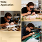 🔍2026 HOT SALE 50K+ Sold 50% OFF! 2X-24X Head Mount LED Magnifying Glass, Hands-Free Precision Magnifier with Dual LED Lights, High Clarity Lens for Soldering, Electronic Repair, Jewelry Making & DIY Crafts