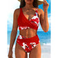 👙 50% OFF NOW ! 💐 Women's Floral Print High Waist Bikini Set – Elegant floral pattern, flattering high waist design, soft fabric, perfect for beach & pool days ☀️