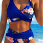 👙 50% OFF NOW ! 💐 Women's Floral Print High Waist Bikini Set – Elegant floral pattern, flattering high waist design, soft fabric, perfect for beach & pool days ☀️