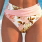 👙 50% OFF NOW ! 💐 Women's Floral Print High Waist Bikini Set – Elegant floral pattern, flattering high waist design, soft fabric, perfect for beach & pool days ☀️