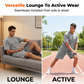 Men's Vintage Style T-Shirt and Solid Color Shorts Set