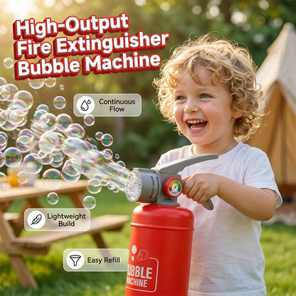 🧯🎉 FLASH SALE 60% OFF! Fire Extinguisher Bubble Machine – Leak-Proof Design, Easy Handle Press & Endless Summer Fun ☀️