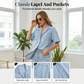 🌼 FLASH SALE! Women’s Loose Lapel Denim Shirt – Short Sleeve Comfort, Casual Chic Look & Summer Outfit Upgrade ✨