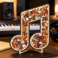 📢📢51% OFF !! ⏰Wooden Musical Note Jigsaw Puzzle🎶🧩