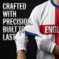 ⚽️40% OFF England Football Tee – Red Cross & Flag Graphic, Athletic Fit, Breathable for World Cup 2026 🏆⚽