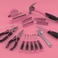 💗 Pink DIY Tool Kit – Compact Hand Tool Set for Everyday Repairs, Furniture Assembly & Home Projects 🛠️📦