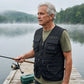🌿 EVERYDAY UTILITY 🦺 Men’s Multi-Pocket Mesh Vest – Relaxed Sleeveless Fit, Durable Fabric & Organized Storage