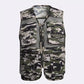 🌿 EVERYDAY UTILITY 🦺 Men’s Multi-Pocket Mesh Vest – Relaxed Sleeveless Fit, Durable Fabric & Organized Storage