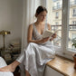 🌛 LIMITED-TIME OFFER! 💖 Elegant V-Neck Slip Nightdress – Simple, Feminine & Comfortable for Peaceful Nights ✨