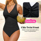 👙 Women’s Ruched Tummy Control Swimsuit – Supportive Wide Straps, Full Coverage & Beach-Ready Style
