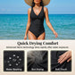 👙 Women’s Ruched Tummy Control Swimsuit – Supportive Wide Straps, Full Coverage & Beach-Ready Style