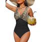 👙 Women’s Ruched Tummy Control Swimsuit – Supportive Wide Straps, Full Coverage & Beach-Ready Style