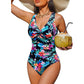 👙 Women’s Ruched Tummy Control Swimsuit – Supportive Wide Straps, Full Coverage & Beach-Ready Style