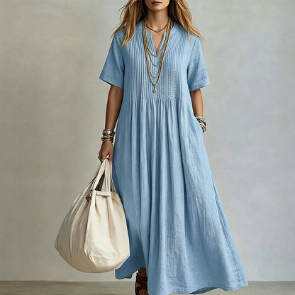 🔥 Today Only – Up To 60% OFF 👗 Women's Loose Casual V-Neck Dress✨