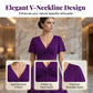 📢📢50% OFF !! ⏰Elegant V-Neck Twist Front Dress with Pockets