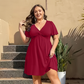 📢📢50% OFF !! ⏰Elegant V-Neck Twist Front Dress with Pockets