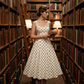 🔥 58% OFF 👗 Retro Polka Dot A-Line Dress – Elegant Square Neck, Flattering A-Line Silhouette & Lightweight Feel ✨