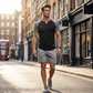 💪 50% OFF 👕 Men’s Two-Tone Athletic T-Shirt – V-Notch Collar, Raglan Sleeve Design & All-Day Comfort 🔥