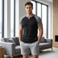 💪 50% OFF 👕 Men’s Two-Tone Athletic T-Shirt – V-Notch Collar, Raglan Sleeve Design & All-Day Comfort 🔥