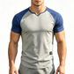 Men's V-Notch Raglan Sleeve Athletic T-Shirt