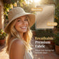 🌞📢50% OFF !! 👒 Women's Bowknot Wide Brim Sun Protective Hat – Adjustable Bowknot, Lightweight & UV Protection 🌸