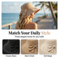 🌞📢50% OFF !! 👒 Women's Bowknot Wide Brim Sun Protective Hat – Adjustable Bowknot, Lightweight & UV Protection 🌸