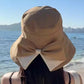 🌞📢50% OFF !! 👒 Women's Bowknot Wide Brim Sun Protective Hat – Adjustable Bowknot, Lightweight & UV Protection 🌸