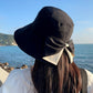 🌞📢50% OFF !! 👒 Women's Bowknot Wide Brim Sun Protective Hat – Adjustable Bowknot, Lightweight & UV Protection 🌸
