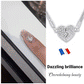 🎄Christmas Hot Sale Heart Diamond Necklace✨ (Buy 1 Get 1 Free)
