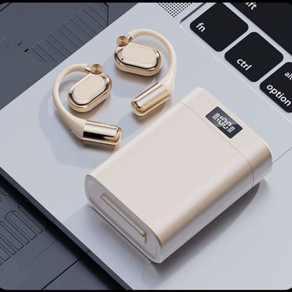 📢📢50% OFF !!⏰Open-Ear Wireless Earphones – Comfort Fit, Bluetooth 5.4 & LED Flashlight Case 🔦