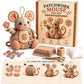🎁  LIMITED-TIME DEAL! Handcrafted Vintage Mouse Plush Sewing Kit – Charming Retro Design, Complete DIY Craft Set & Thoughtful Handmade Gift ✨