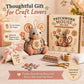 🎁  LIMITED-TIME DEAL! Handcrafted Vintage Mouse Plush Sewing Kit – Charming Retro Design, Complete DIY Craft Set & Thoughtful Handmade Gift ✨
