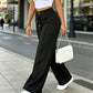 👖 LIMITED-TIME 50% OFF! 💥Women's High Waisted Straight Leg Trousers | Elastic Back Waist Smart Casual Office Pants✨
