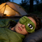 🐸 Soft Funny Frog 3D Sleep Mask