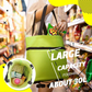 🛒✨ LIMITED TIME 50% OFF! 2 in 1 Foldable Shopping Cart – 23L Large Capacity, Smooth Swivel Wheels and Compact Storage
