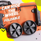 🛒✨ LIMITED TIME 50% OFF! 2 in 1 Foldable Shopping Cart – 23L Large Capacity, Smooth Swivel Wheels and Compact Storage