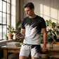 ⭐ Most Recommended: 🔥 LIMITED-TIME 58% OFF 🖤 Men’s Summer Dynamic Print Casual Set – 3D Brushstroke Design, Breathable Fabric & Adjustable Waist ⚡