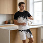 ⭐ Most Recommended: 🔥 LIMITED-TIME 58% OFF 🖤 Men’s Summer Dynamic Print Casual Set – 3D Brushstroke Design, Breathable Fabric & Adjustable Waist ⚡