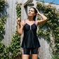👙🌊 LIMITED TIME 53% OFF! Women’s Plus Size Flowy Tankini Set – Relaxed Swim Top, Matching Shorts and Comfortable Coverage