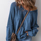 🌸 50% OFF NOW! 🌸Women's Waffle Knit Long Sleeve Top
