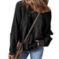 🌸 50% OFF NOW! 🌸Women's Waffle Knit Long Sleeve Top