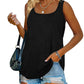 Women's Summer Sleeveless Tank Top Solid Color T-Shirt