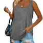Women's Summer Sleeveless Tank Top Solid Color T-Shirt