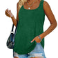 Women's Summer Sleeveless Tank Top Solid Color T-Shirt