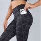 🏋️ LIMITED-TIME 50% OFF! ✨ Women's Stretch Slim Fit Leggings – Side Pockets, Camouflage, Four-Way Stretch 🌿