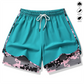 🏃‍♀️💦 LIMITED TIME 53% OFF! Women’s 2 in 1 Athletic Shorts – Secure Built In Liner, Adjustable Waist and Convenient Pockets