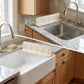 💧 Foldable Sink Splash Guard with Suction Cups | Kitchen Splash Shield for Sink, Faucet and Countertop Protection