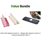 💧 Foldable Sink Splash Guard with Suction Cups | Kitchen Splash Shield for Sink, Faucet and Countertop Protection