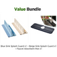 💧 Foldable Sink Splash Guard with Suction Cups | Kitchen Splash Shield for Sink, Faucet and Countertop Protection