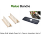 💧 Foldable Sink Splash Guard with Suction Cups | Kitchen Splash Shield for Sink, Faucet and Countertop Protection